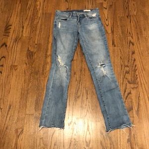 Straight leg jeans